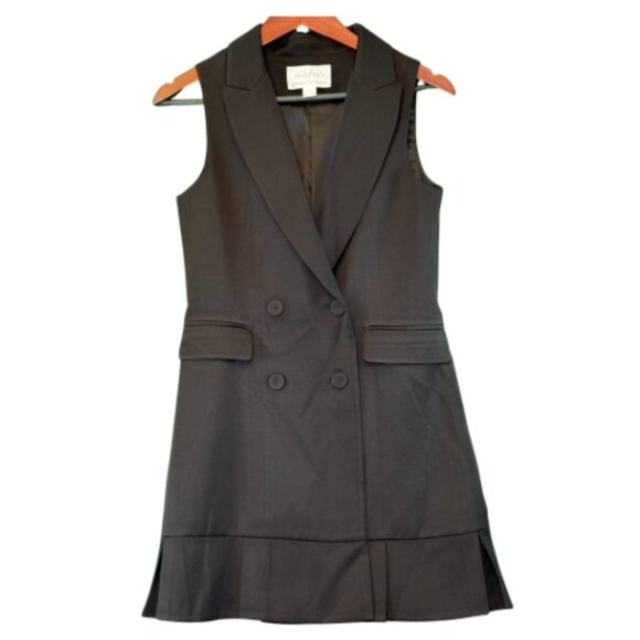 Anthropologie Dresses & Skirts - NWOT Black ANTHROPOLOGIE Blazer Dress Size XS (BB0820)